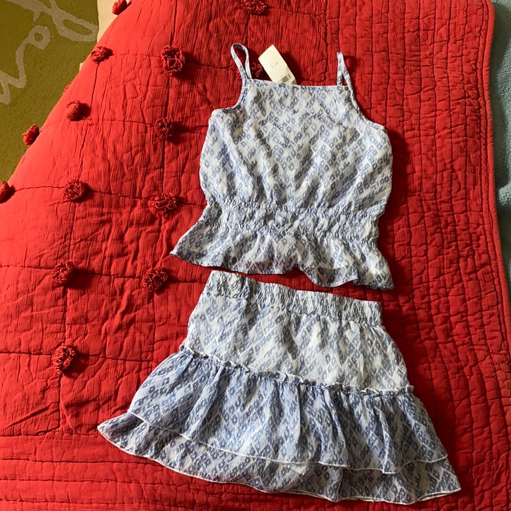 Brand new with tags Abercrombie skirt and top